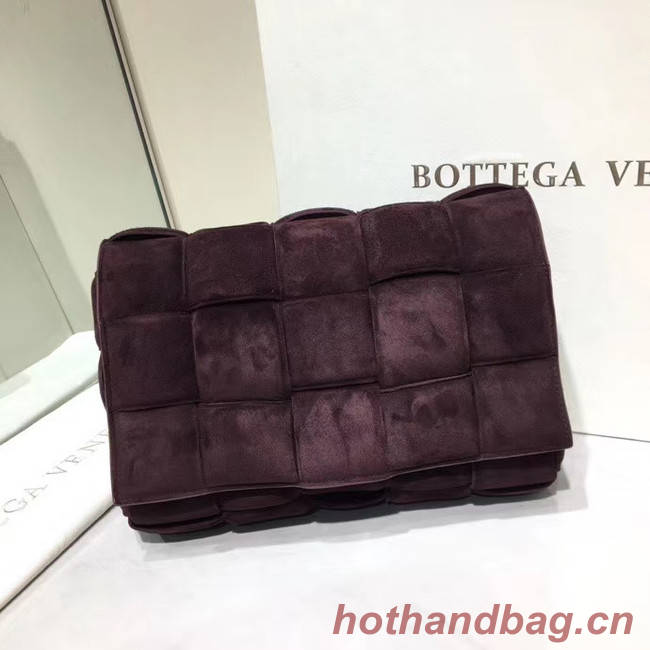 Bottega Veneta PADDED CASSETTE BAG suede 591970 Fondant