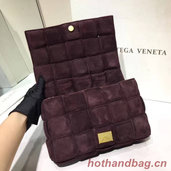 Bottega Veneta PADDED CASSETTE BAG suede 591970 Fondant