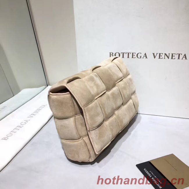 Bottega Veneta PADDED CASSETTE BAG suede 591970 Plaster