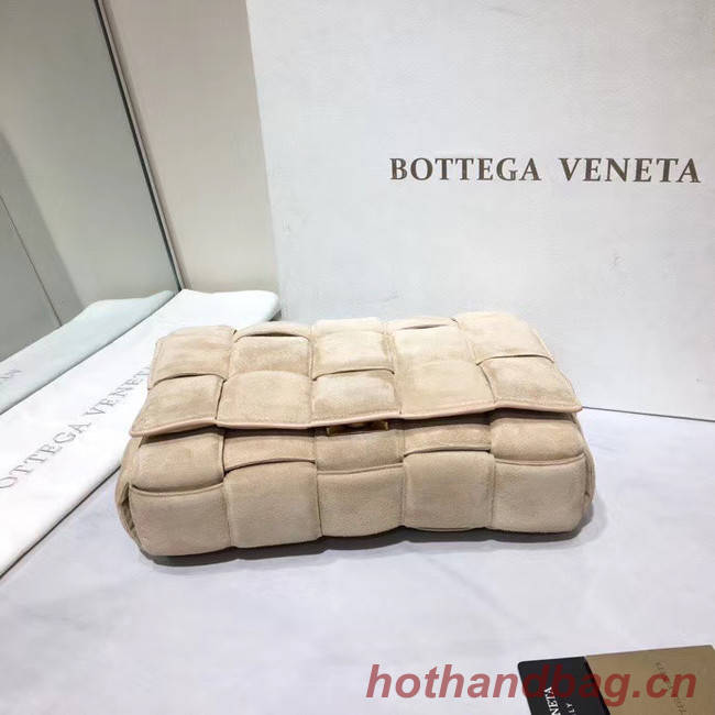 Bottega Veneta PADDED CASSETTE BAG suede 591970 Plaster