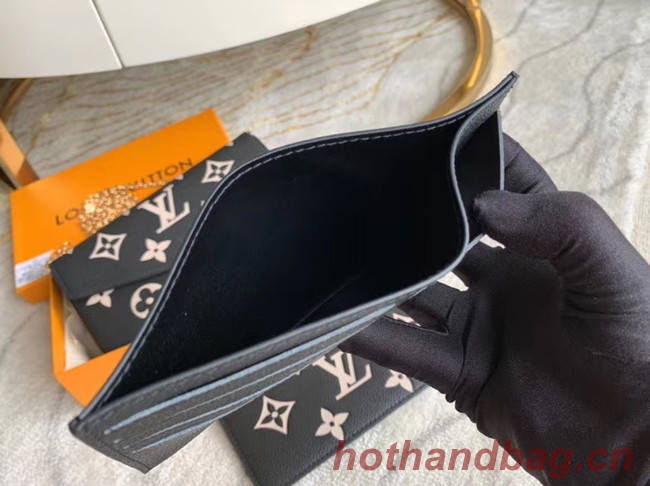 Louis Vuitton Original POCHETTE FELICIE Chain Bag M69977 black