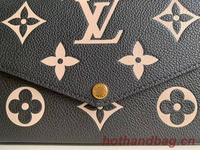 Louis Vuitton Original POCHETTE FELICIE Chain Bag M69977 black