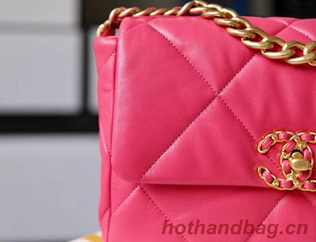 Chanel 19 flap bag AS1161 Coral