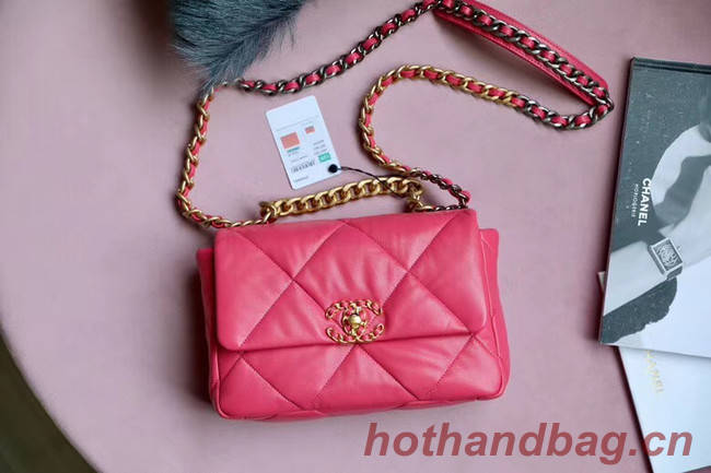 Chanel 19 flap bag AS1161 Coral