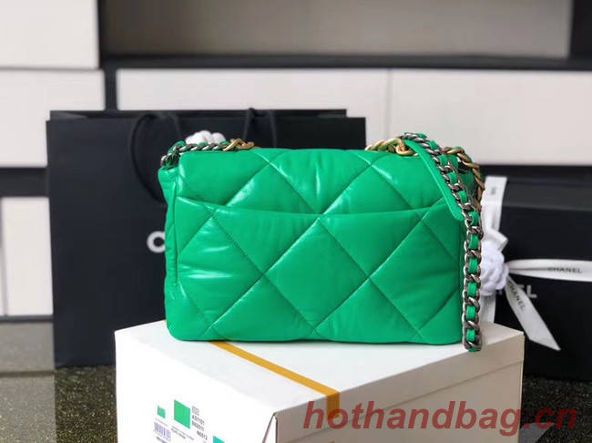 Chanel 19 flap bag AS1160 AS1161 AS1162 green