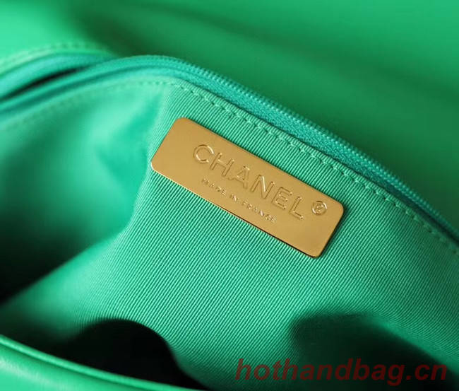 Chanel 19 flap bag AS1160 AS1161 AS1162 green