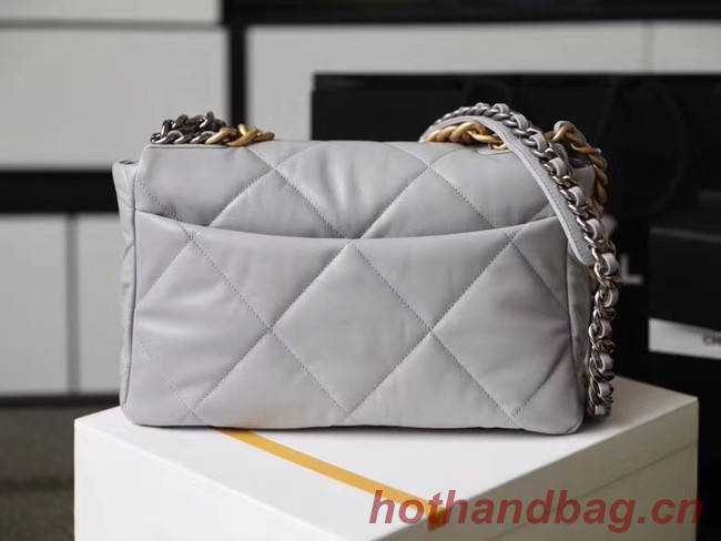 Chanel 19 flap bag AS1161 grey