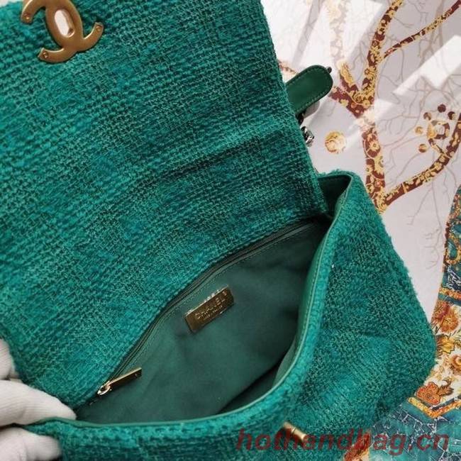 CHANEL 19 Flap Bag AS1161 green