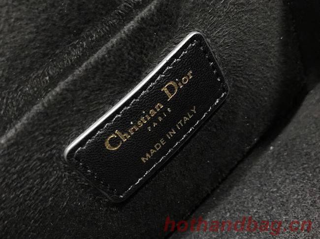 DIOR Sheepskin cosmetic bag S5488 black