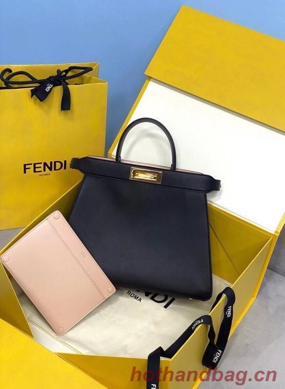 Fendi PEEKABOO ISEEU MEDIUM leather bag 70193 Black