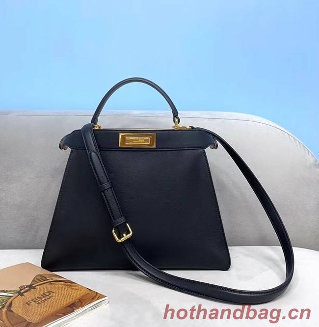 Fendi PEEKABOO ISEEU MEDIUM leather bag 70193 Black