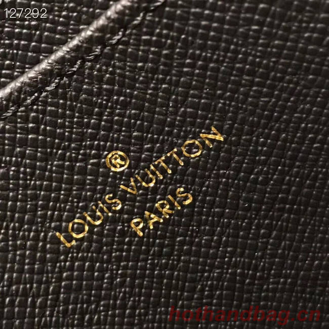 Louis Vuitton GAME ON ZIPPY COIN PURSE M80305 black