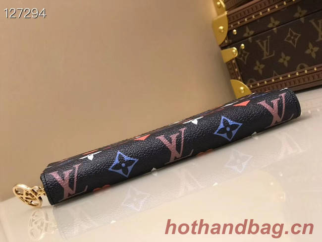 Louis Vuitton GAME ON ZIPPY WALLET M80323 black