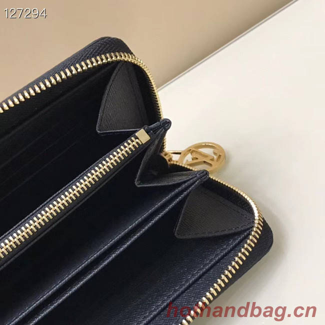 Louis Vuitton GAME ON ZIPPY WALLET M80323 black