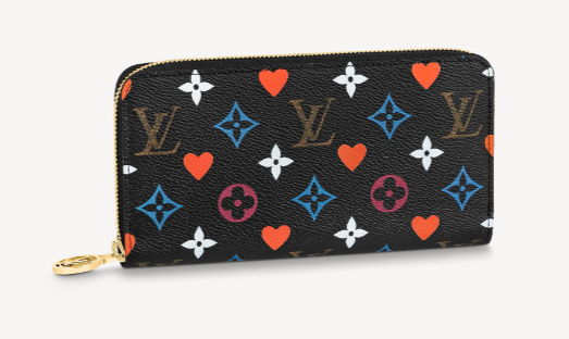 Louis Vuitton GAME ON ZIPPY WALLET M80323 black