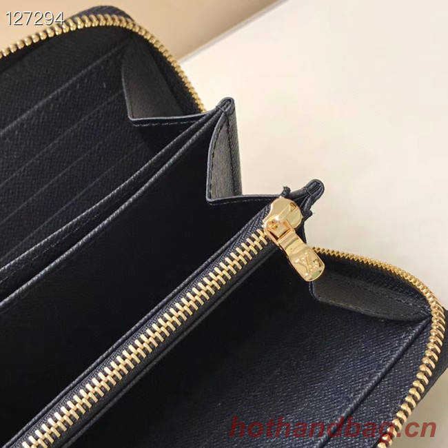 Louis Vuitton GAME ON ZIPPY WALLET M80323 black