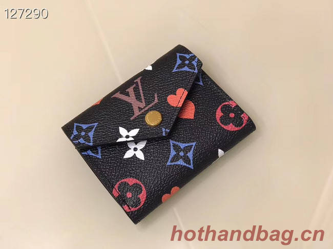 Louis Vuitton GAME ON ZOE WALLET M80278 black