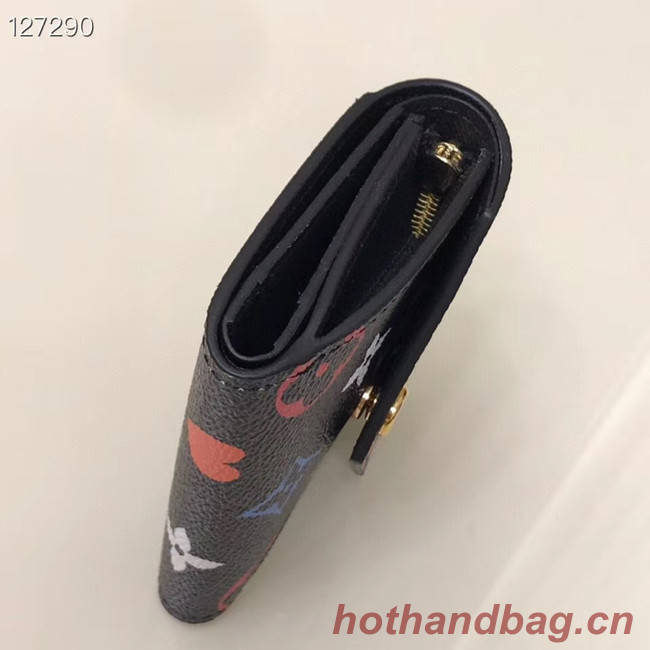 Louis Vuitton GAME ON ZOE WALLET M80278 black