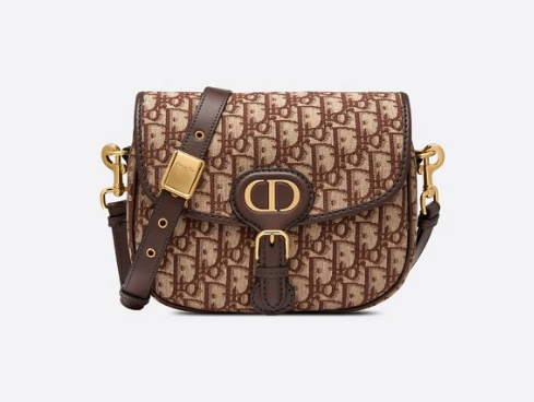 MEDIUM DIOR BOBBY BAG Brown Dior Oblique Jacquard M9319U