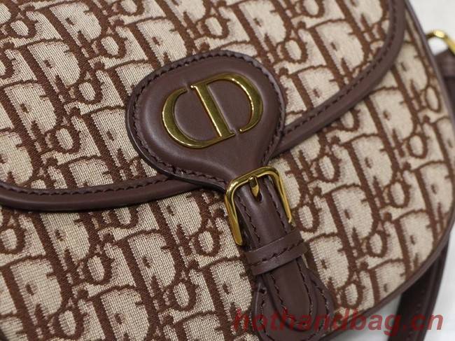 MEDIUM DIOR BOBBY BAG Brown Dior Oblique Jacquard M9319U