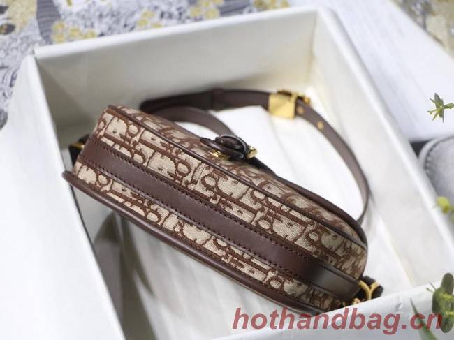 MEDIUM DIOR BOBBY BAG Brown Dior Oblique Jacquard M9319U