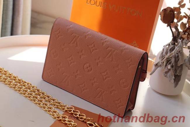 Louis vuitton VAVIN CHAIN WALLET M67841 Rose Poudre Pink