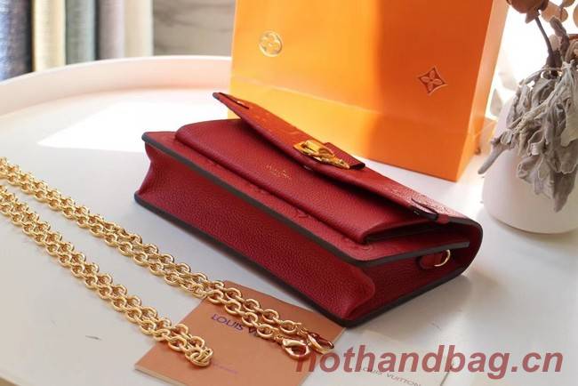 Louis vuitton VAVIN CHAIN WALLET M67841 red