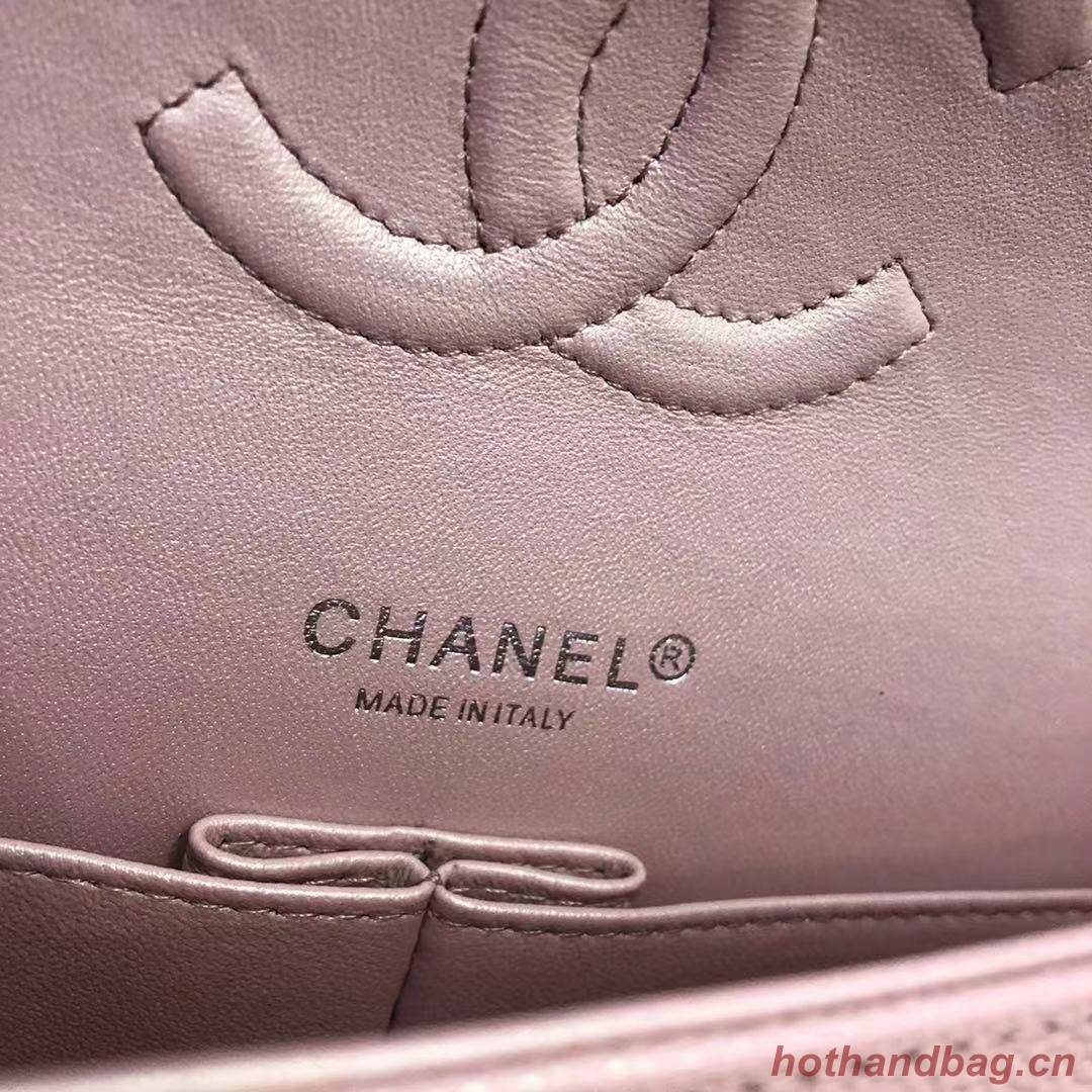 Chanel 2.55 Series Flap Bag Leather A1112CF Pink