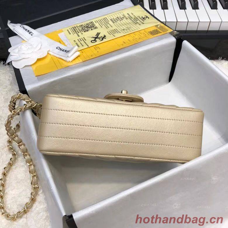 Chanel 2.55 Series Flap Bag Leather A1116CF gold