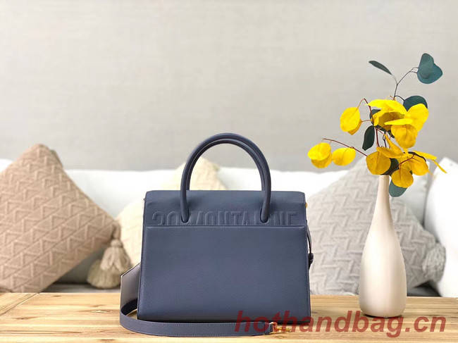 DIOR MEDIUM ST HONORE TOTE Grained Calfskin M9321UMBA blue