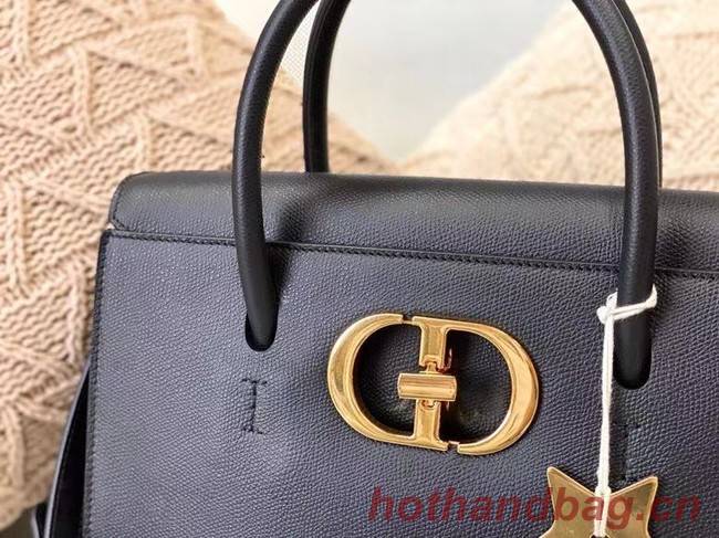 DIOR MEDIUM ST HONORE TOTE Grained Calfskin M9321UMBA dark blue