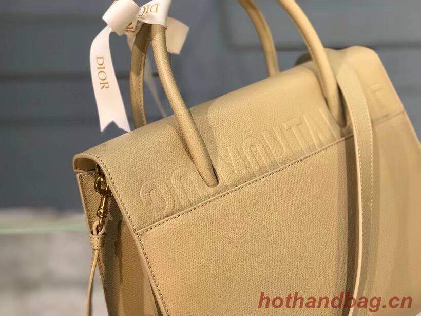 DIOR LARGE ST HONORE TOTE Grained Calfskin M9306UBAE apricot