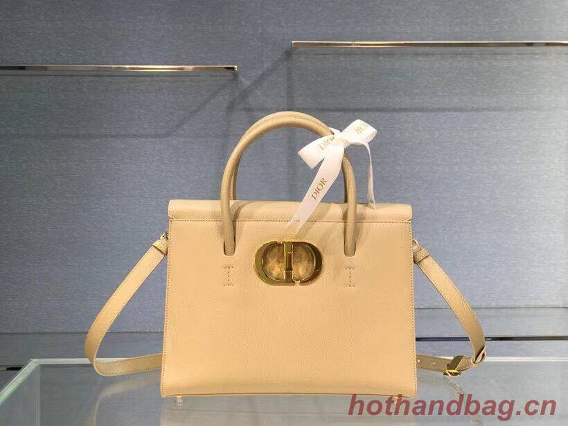 DIOR LARGE ST HONORE TOTE Grained Calfskin M9306UBAE apricot