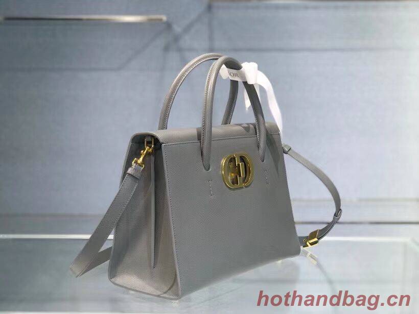 DIOR LARGE ST HONORE TOTE Grained Calfskin M9306UBAE gray