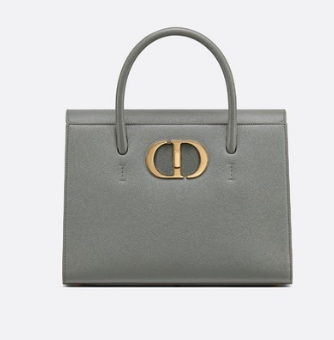 DIOR LARGE ST HONORE TOTE Grained Calfskin M9306UBAE gray