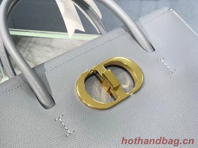 DIOR LARGE ST HONORE TOTE Grained Calfskin M9306UBAE sky blue