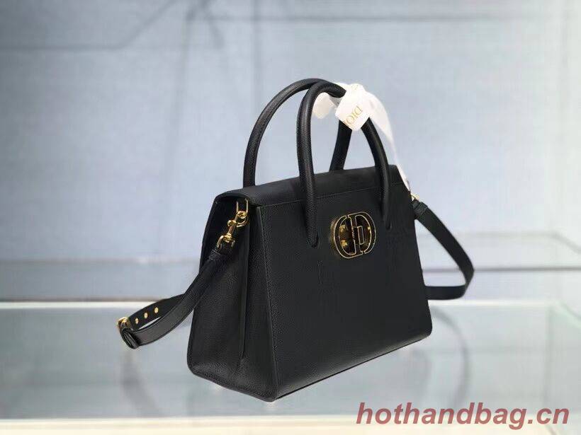 DIOR MEDIUM ST HONORE TOTE Grained Calfskin M9321UMBA black