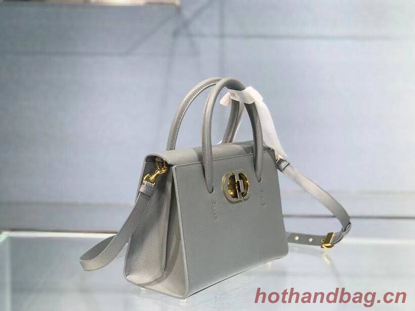 DIOR MEDIUM ST HONORE TOTE Grained Calfskin M9321UMBA  gray