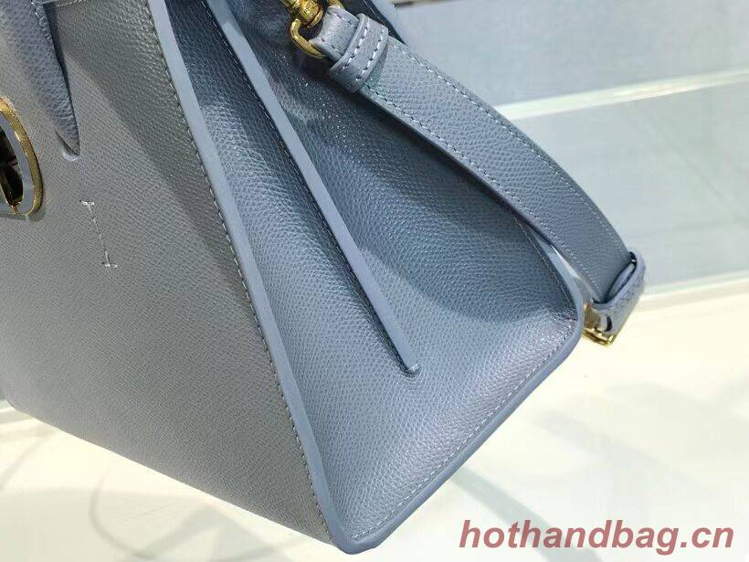 DIOR MEDIUM ST HONORE TOTE Grained Calfskin M9321UMBA sky blue