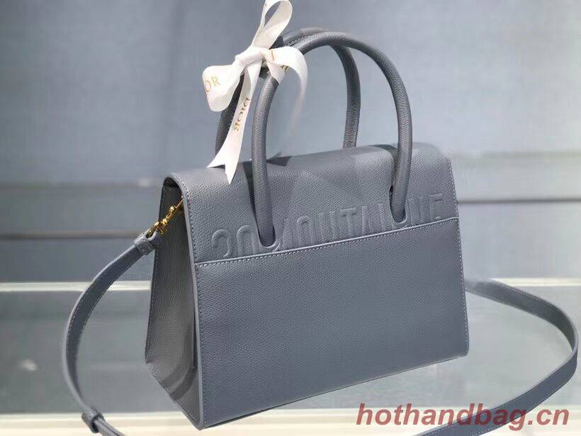 DIOR MEDIUM ST HONORE TOTE Grained Calfskin M9321UMBA sky blue