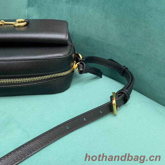 Gucci Horsebit 1955 small shoulder bag 645454 Black