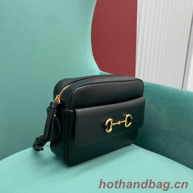 Gucci Horsebit 1955 small shoulder bag 645454 Black