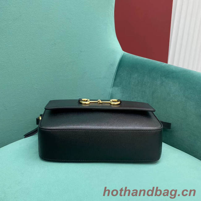 Gucci Horsebit 1955 small shoulder bag 645454 Black