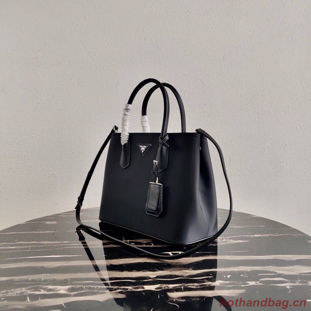 Prada Nylon Top Handbag 1BG775 Black