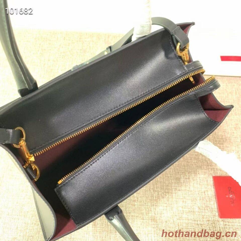 VALENTINO Origianl leather tote V2021 black