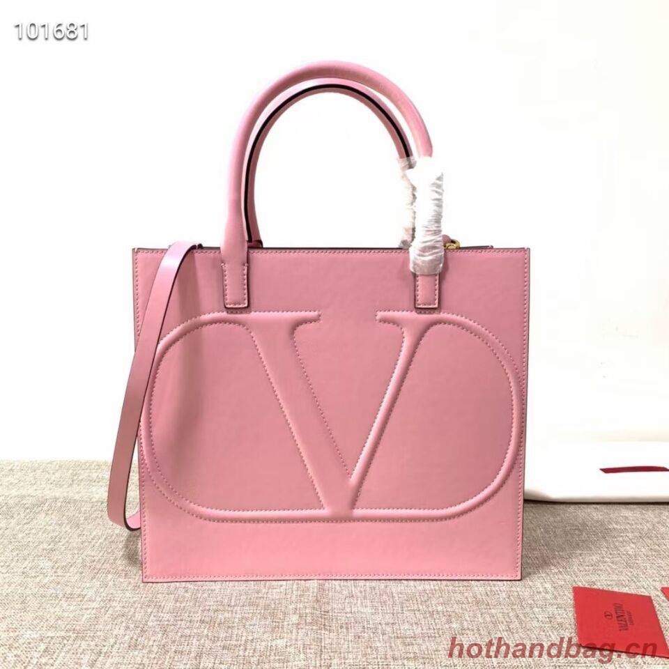 VALENTINO Origianl leather tote V2021 pink