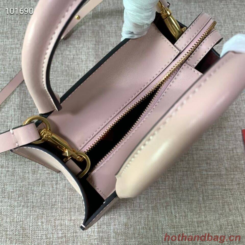 VALENTINO Origianl leather tote V2022 light pink