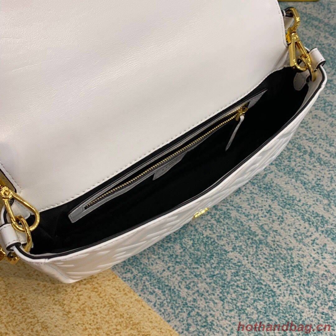 Fendi BAGUETTE Shoulder Bag 8BR600 white