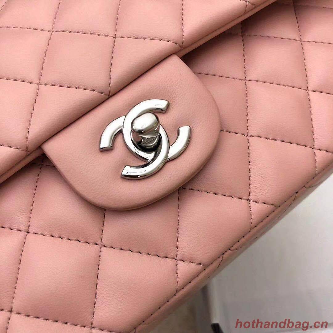 Chanel Jumbo Double Flaps Bags  Original Sheepskin Leather Pink A36097 Gold