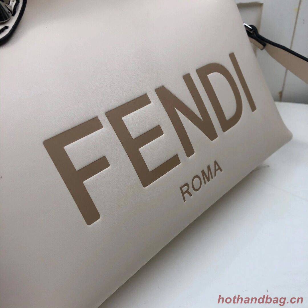 FENDI MEDIUM BY THE WAY leather Boston bag 8BL146A beige